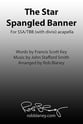 The Star Spangled Banner SSA choral sheet music cover